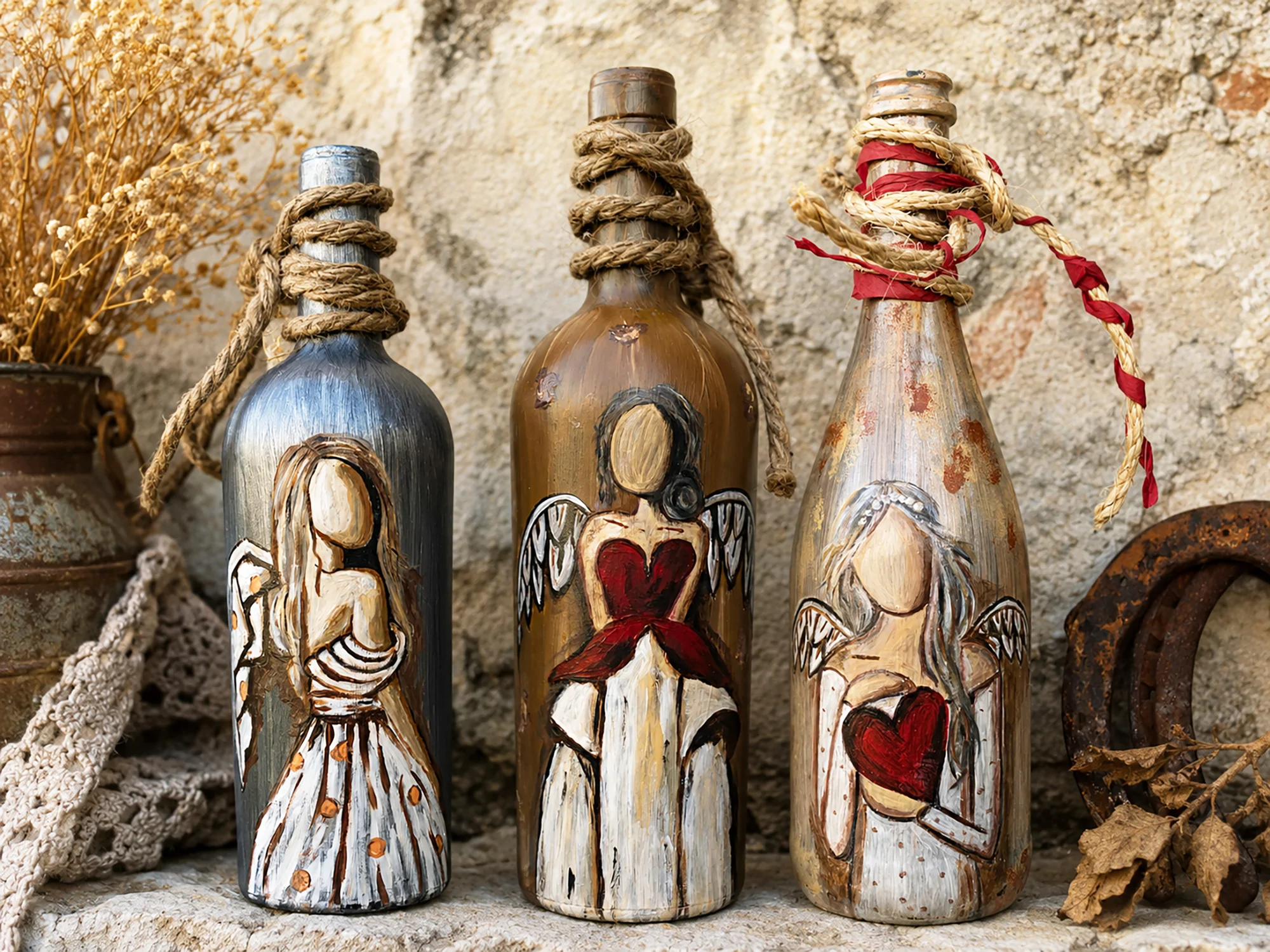 Bottiglie dipinte (non più disponibili)